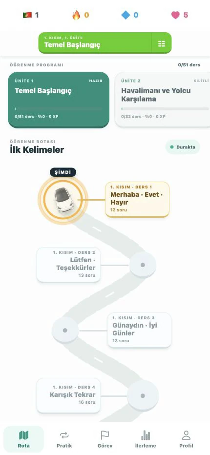 Follow your route